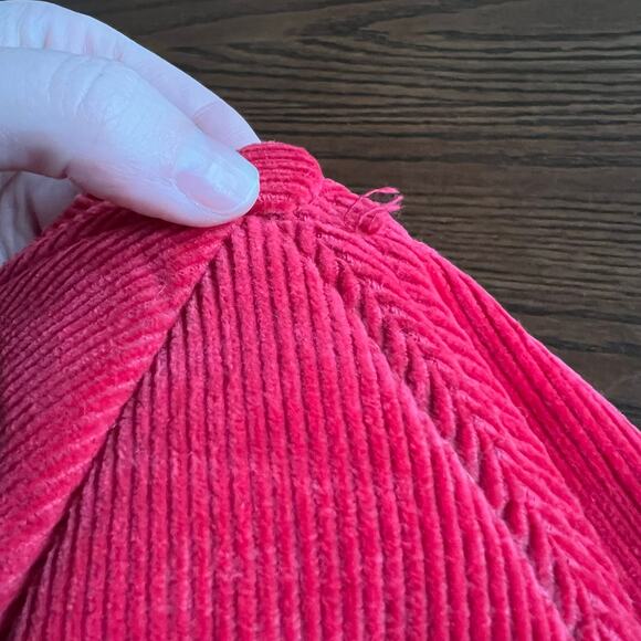 VTG 90s Rosie O’Gradys Good Time Corduroy Snap Back Trucker Hat Red Adjustable - Picture 3 of 7